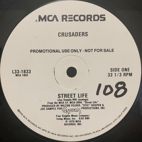 Crusaders / Street Life (12 Inch) - Vinyl Cycle Records