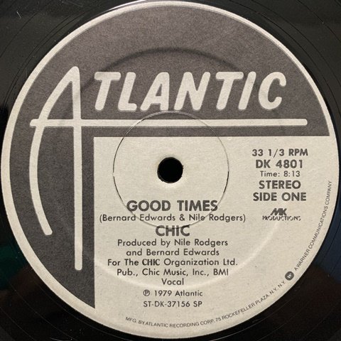 Chic / Good Times (12 Inch) - Vinyl Cycle Records