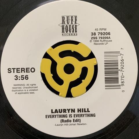 Lauryn Hill / Everything Is Everything (7 Inch) - Vinyl Cycle Records