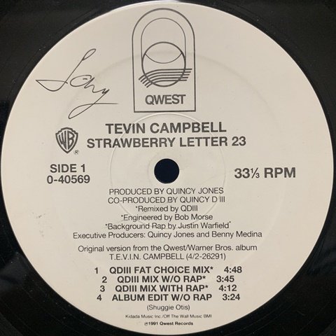 Tevin Campbell / Strawberry Letter 23 (12 Inch) - Vinyl Cycle Records