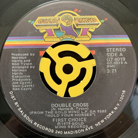 First Choice / Double Cross (7 Inch) - Vinyl Cycle Records