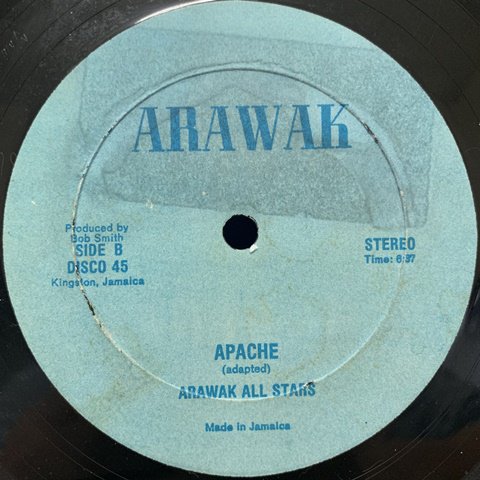 Arawak All Stars - Bongo Rock / Apache (Blue Label)-