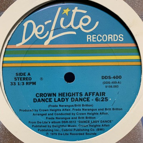 Crown Heights Affair / Dance Lady Dance (12 Inch) - Vinyl Cycle Records