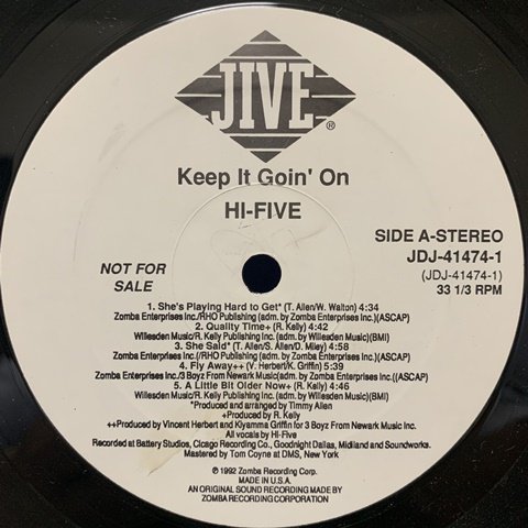 Hi-Five / Keep It Goin' On (LP) - Vinyl Cycle Records