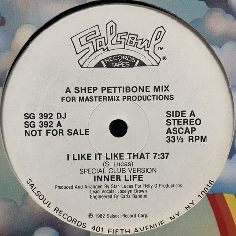 Inner Life / I Like It Like That (12 Inch) - Vinyl Cycle Records