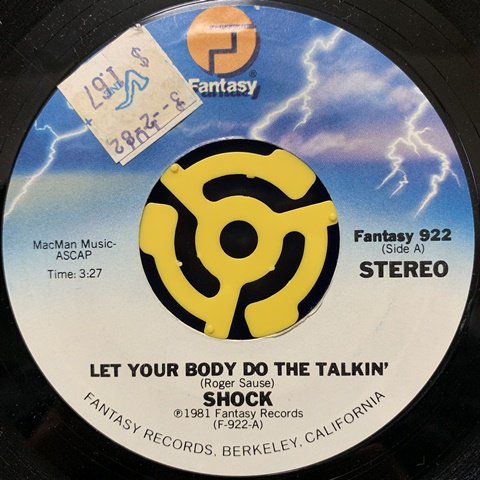 Shock / Let Your Body Do The Talkin' (7 Inch) - Vinyl Cycle Records