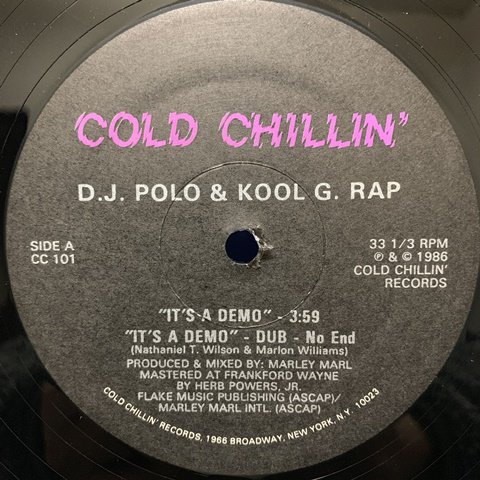 D.J. Polo & Kool G. Rap / It's A Demo (12 Inch) - Vinyl Cycle Records