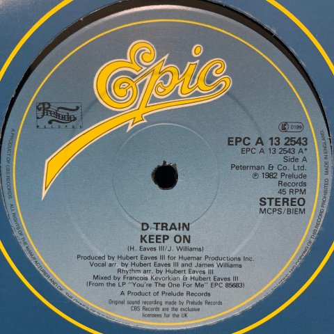 D Train / Keep On (12 Inch) - Vinyl Cycle Records