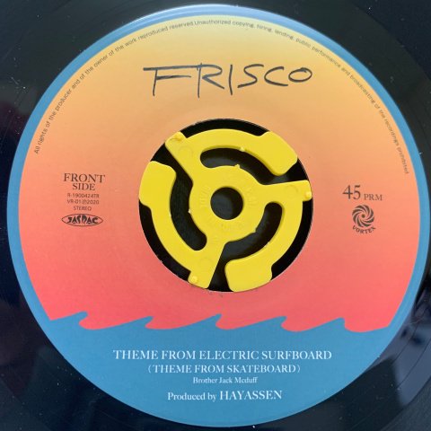 Frisco / Theme From Electric Surfboard (Theme From Skateboard) (7 Inch) -  Vinyl Cycle Records