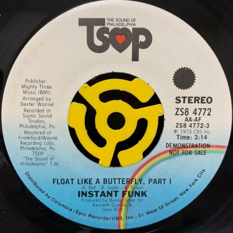 Instant Funk / Float Like A Butterfly (7 Inch) - Vinyl Cycle Records