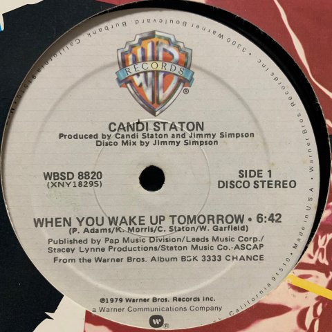 Candi Staton / When You Wake Up Tomorrow (12 Inch) - Vinyl Cycle