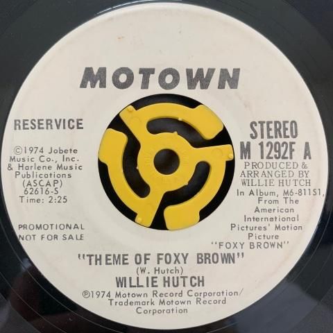 Foxy Brown / Willie Hutch USオリジナル Promo Foxy Brown / Willie Hutch USオリジナル Promo OS5qcGVn.jpeg