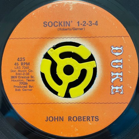 John Roberts / Sockin' 1-2-3-4 (7 Inch) - Vinyl Cycle Records