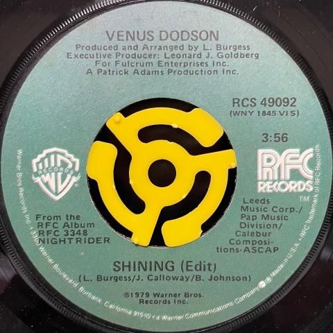 Venus Dodson - Shinning レコード　12インチ Venus Dodson - Shinning レコード12インチ