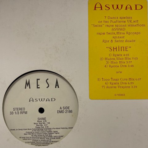 Aswad / Shine (12 Inch) - Vinyl Cycle Records