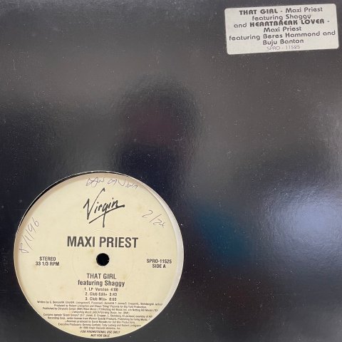 Maxi Priest / That Girl (12 Inch) - Vinyl Cycle Records