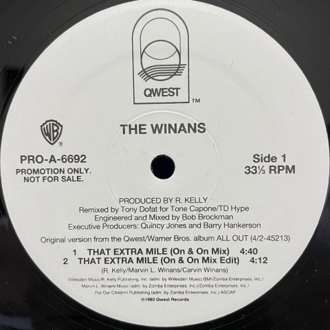 Winans / That Extra Mile (12 Inch) - Vinyl Cycle Records