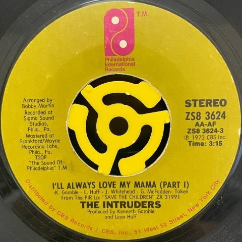 The Intruders - I'll Always Love My Mama (1973) vinyl 