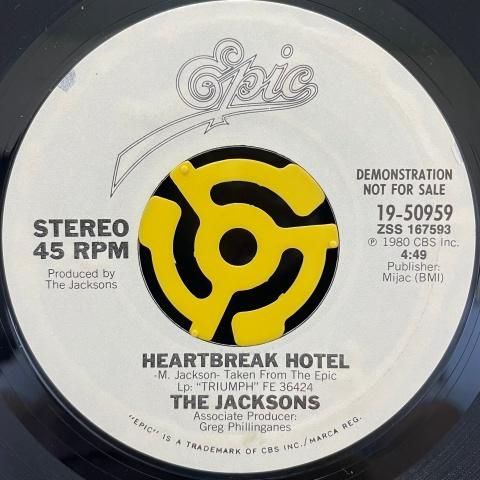 The Jacksons – Heartbreak Hotel – Vinyl (12