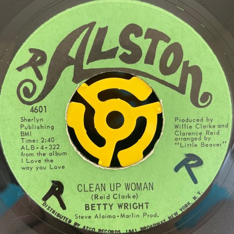 Betty Wright / Clean Up Woman (7 Inch) - Vinyl Cycle Records