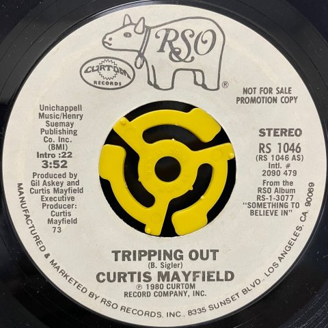Curtis Mayfield / Tripping Out (7 Inch) - Vinyl Cycle Records