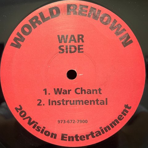 World Renown / War Chant (12 Inch) - Vinyl Cycle Records