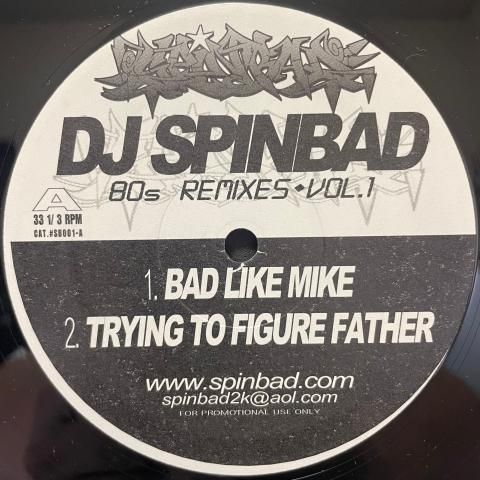 米12” DJ Spinbad 80s Remixes Vol 1 SB001 NOT ON LABEL /00250 DJ Spinbad / 80s Remixes Vol 1 (12 Inch) - Vinyl Cycle Records
