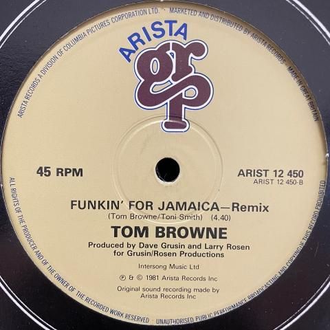Tom Browne / Funkin' For Jamaica (Remix) (12 Inch) - Vinyl
