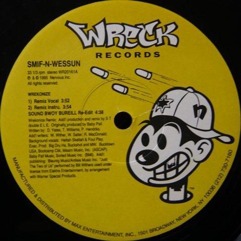 最安値】 未開封 レアレコード Smif-N-Wessun - Wrekonize 新品 洋楽