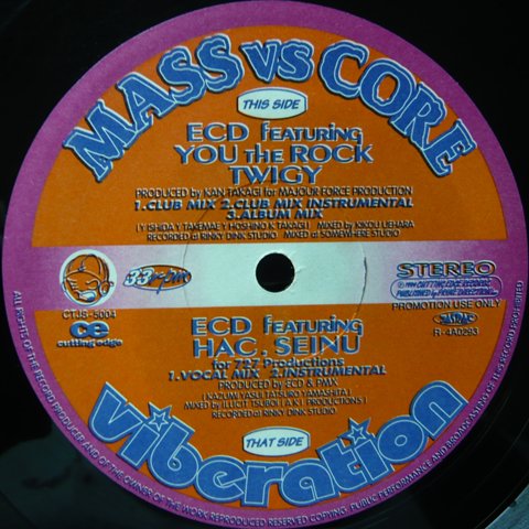 ECD / Mass Vs Core - Vinyl Cycle Records