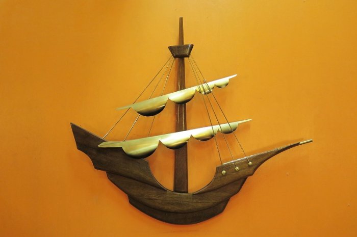 1960-70's ヴィンテージ 海賊船モチーフ ウォールデコ - アンティーク 