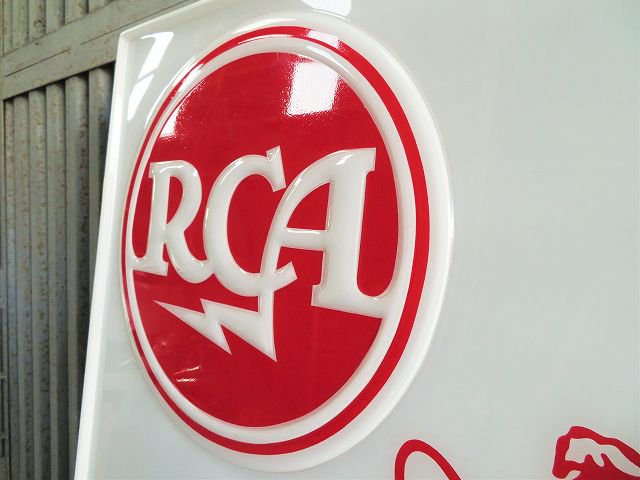 ヴィンテージ RCA Victor 特大 アドバタイジング サイン/看板 