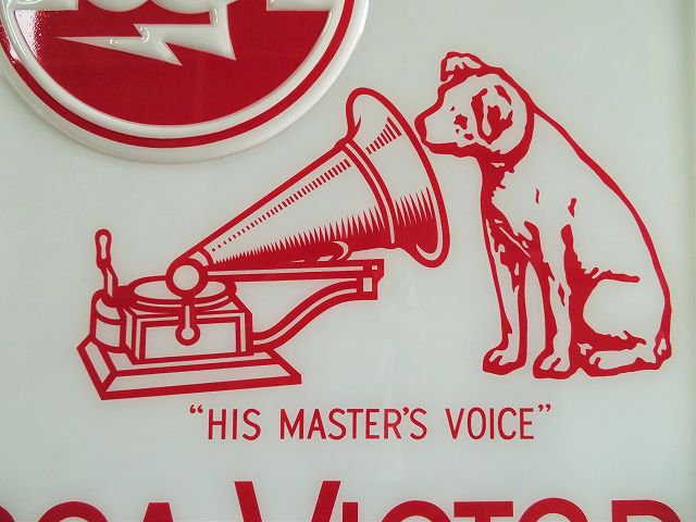 ヴィンテージ RCA Victor 特大 アドバタイジング サイン/看板