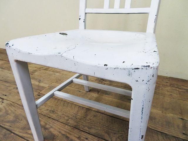 1950-60's ヴィンテージ ホワイトペイント アルミチェア