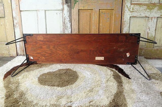 1950's ヴィンテージ タイルトップ ローテーブル - アンティーク