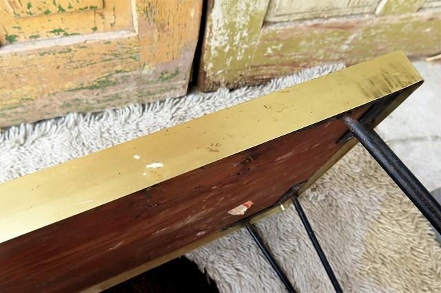 1950's ヴィンテージ タイルトップ ローテーブル - アンティーク