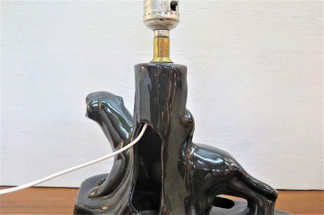 1950's ヴィンテージ ブラックパンサー テーブルランプ - アンティーク