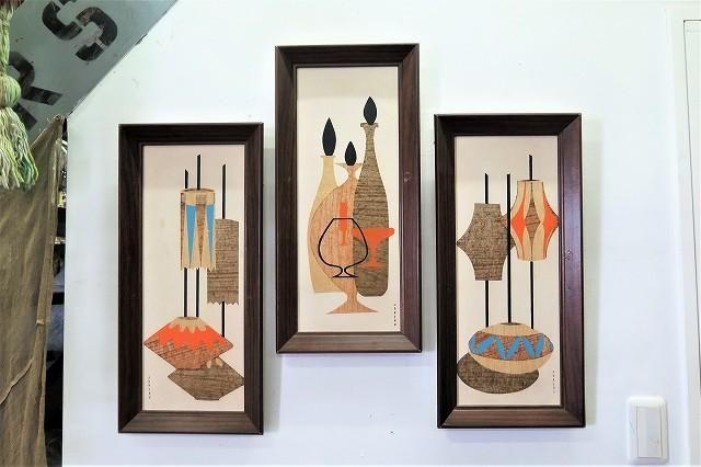 Mid Century Wall Hanging ビンテージウォールアート-