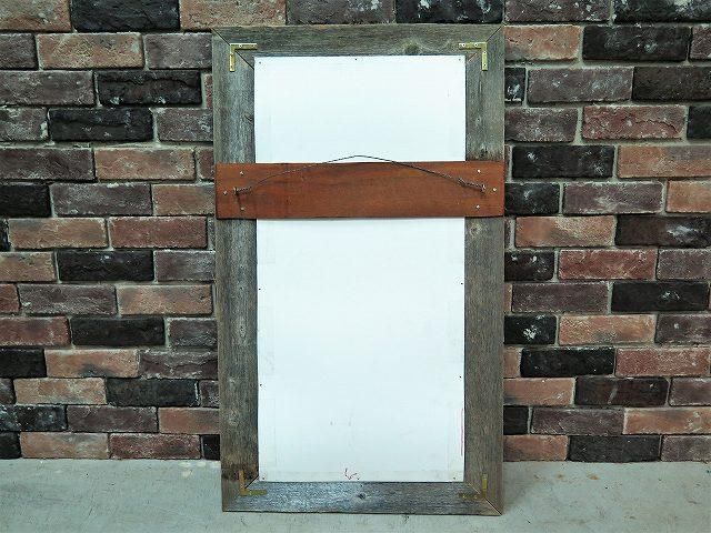 Vintage 1970s BEEFEATER DRY GIN Picture Mirror Advertising