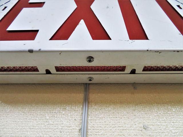 L2504-760 英国アンティークサインプレート小FIRE EXIT