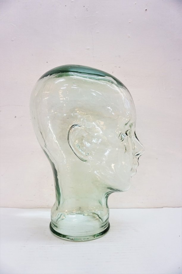 1970's ヴィンテージ ガラス フェイスマネキン / ヘッドトルソー 