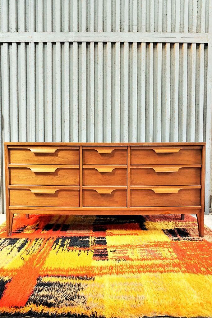 1950-60's Johnson Carper ヴィンテージ ウッド サイドボード