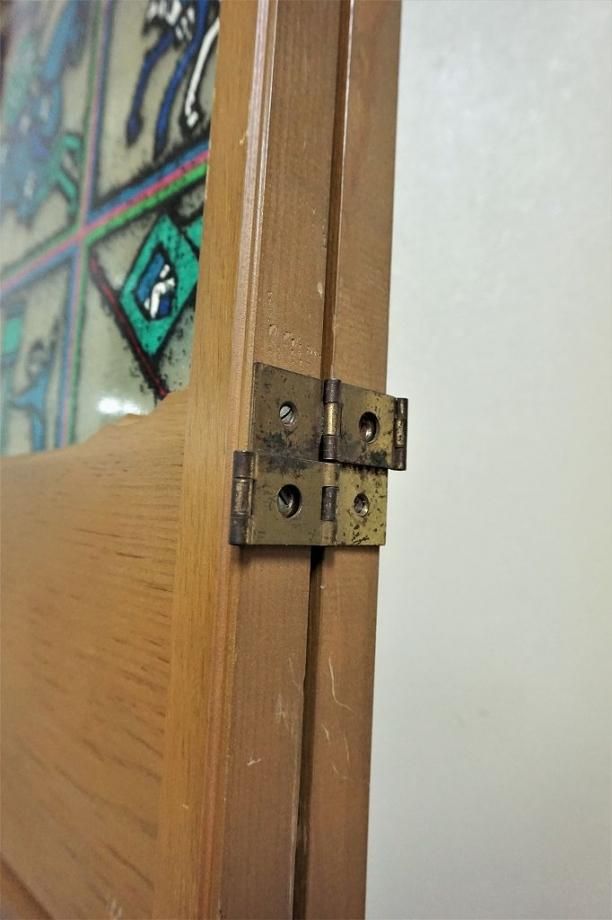 【送料込】ヴィンテージ　パーテンション　4連絡 法人向け】Aged Pine Wood × Iron ヴィンテージスタイル