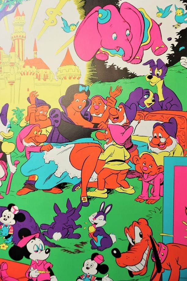 1960-70's ヴィンテージ The Disneyland Memorial Orgy 額入りポスター