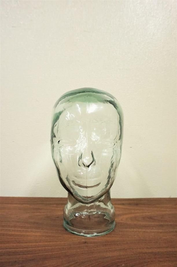 1970's ヴィンテージ ガラス フェイスマネキン / ヘッドトルソー