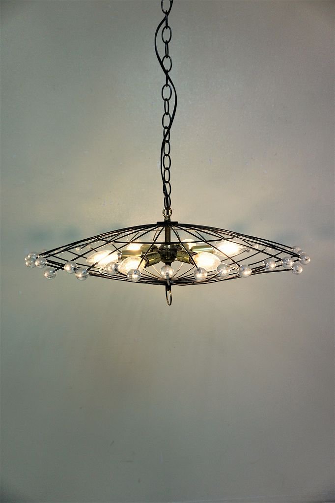 1960-70's ヴィンテージ 6灯 スプートニク ランプ