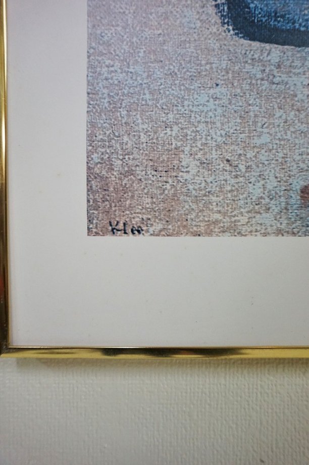 ヴィンテージ Paul Klee 額入りポスター - アンティーク、ビンテージの 