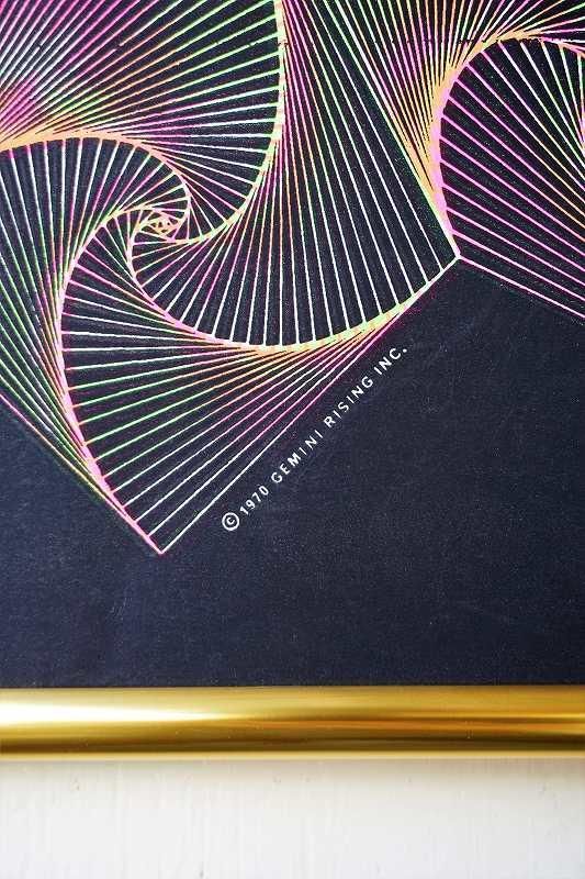 1970's GEMINI RISING社製 ヴィンテージ ブラックライトポスター