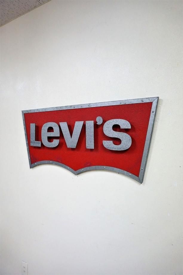 ヴィンテージ Levis アドバタイジング サイン/看板 - アンティーク