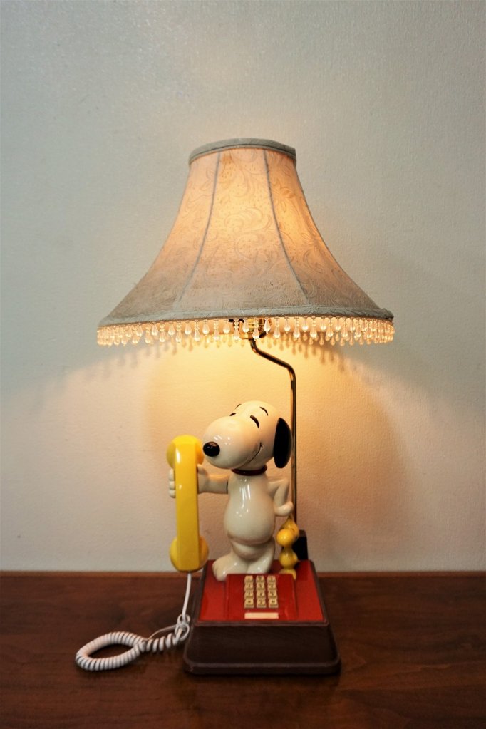 1950's ヴィンテージ Snoopy テレフォンランプ - アンティーク 